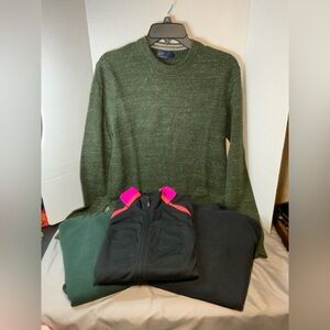 Lot of 4 GAP Tops, Hoodie, sweatshirt, sweater, GapFit jacket SZ Small/Medium